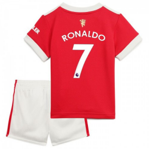 Jalkapallo Peliasut Manchester United Cristiano Ronaldo 7 Lasten Koti 2021 2022 - Lyhythihainen